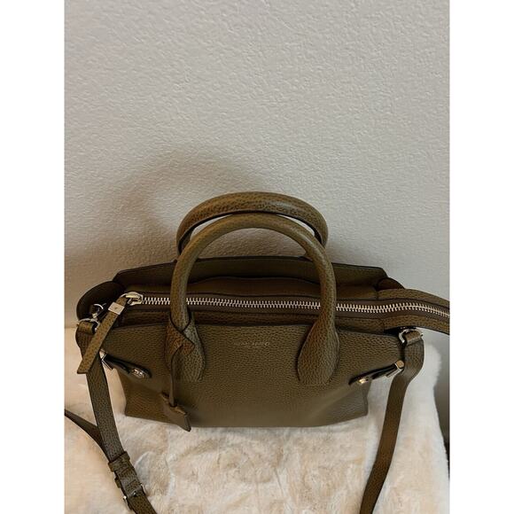 Henry Bendel Carlyle Purse top Handle Shoulder Bag Womens Brown Good Condition - Picture 5 of 16